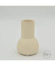 Keramik Vase "Alma" creme